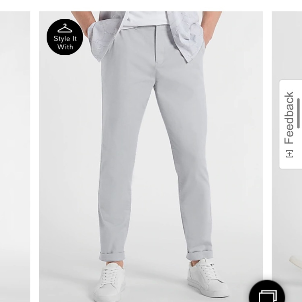 Express Athletic Slim Temp Control Chinos